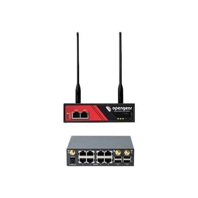 Opengear ACM7008 8 serial Cisco Straight pinout ext power 2 GbE LTE cellular dual SIM 2 DIO & 2 Output Global Power Supply ACM7008-2-L-GLB