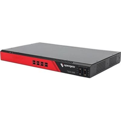 Opengear OM2224-24E-10G 24 selectable serial ports + 24x 1GbE switch 10GbE SFP+  Docker Support TPM 2.0 Dual DC OM2224-24E-10G-DDC