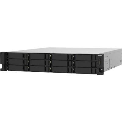 QNAP 12-Bay NAS Quad-core 1.7 GHz CPU 4GB RAM Rackmount Dual Power TS-1232PXU-RP-4G