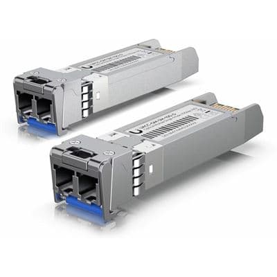 Ubiquiti Twin Pack of 10Gbps Single Mode Fiber Modules 1310nm 10km UACC-OM-SM-10G-D-2