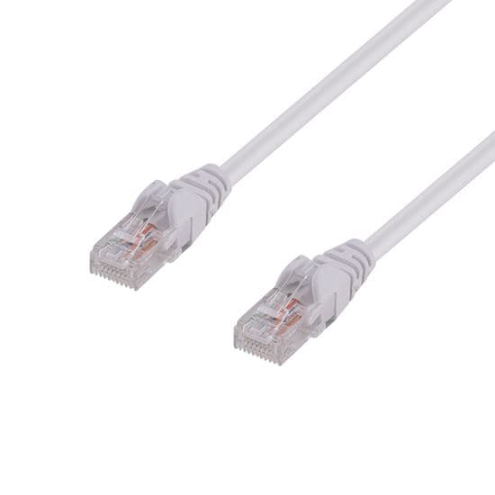Dynamix DYNAMIX 1m Cat6 White UTP Patch Lead (T568A Specification) 250MHz PLW-C6A-1