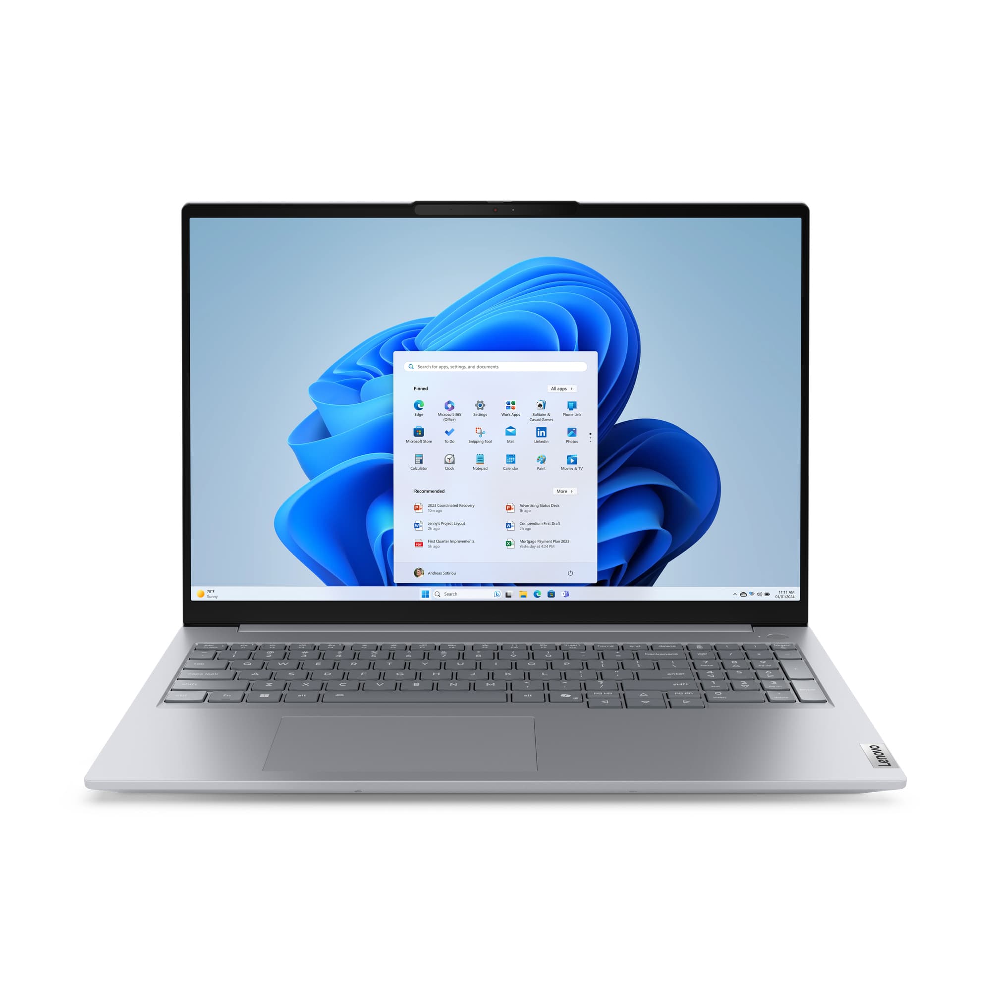 LENOVO LENOVO THINKBOOK 16 G8, 16" WUXGA, CORE 7 240H, 32GB (16+16), 512GB, WI-FI 6E, TB4, W11P, 1YO 21SH009FAU
