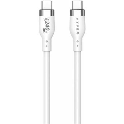 TARGUS TARGUS HYPERJUICE 240W SILICONE USB-C TO USB-C CABLE (2 METER) - WHITE HJ4002WHGL
