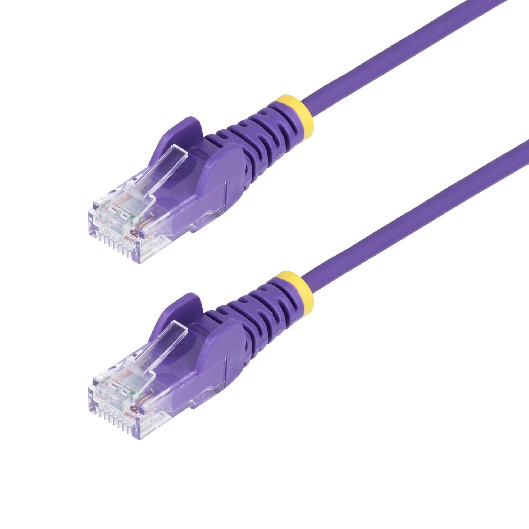 STARTECH STARTECH.COM 1M PURPLE SLIM CAT6 ETHERNET CABLE, SNAGLESS, 28AWG, LSZH, LTW N6PAT100CMPLS