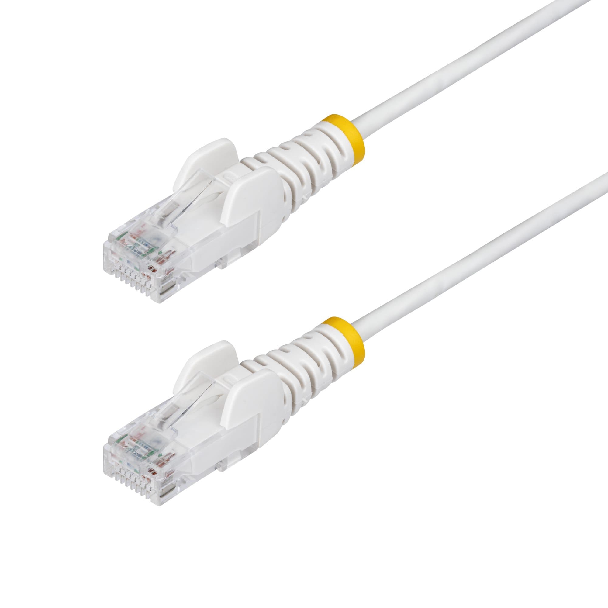 STARTECH STARTECH.COM 25CM WHITE SLIM CAT6 ETHERNET CABLE, SNAGLESS, 28AWG, LSZH, LTW N6PAT25CMWHS