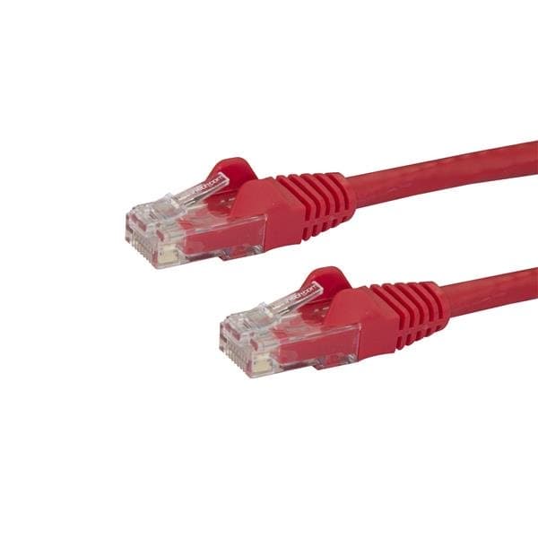 STARTECH STARTECH.COM CAT6 ETHERNET CABLE 2M RED 650MHZ 100W SNAGLESS PATCH CORD LTW N6PATC2MRD