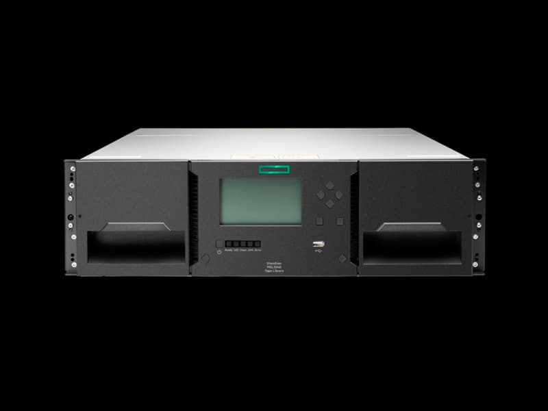 HPE HPE SmartChoice MSL3040 Tape Library 1x MSL LTO-9 SAS Drive 20x LTO-9 45TB Cartridges P77037-B25