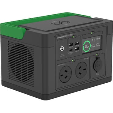 APC APC Schneider OffGrid Portable Power Station 330, 332Wh Lithium-ion, 2 Australian, Sinewave PPS330-AZ