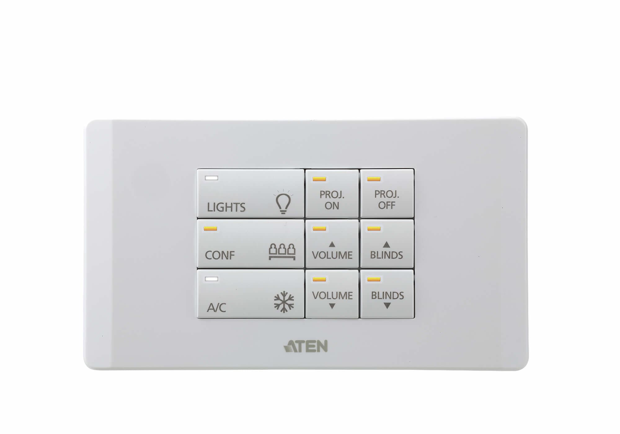 ATEN ATEN 12 BUTTON KEYBOARD WITH 2 GANG EU WALL PLATE VK112EU-AT