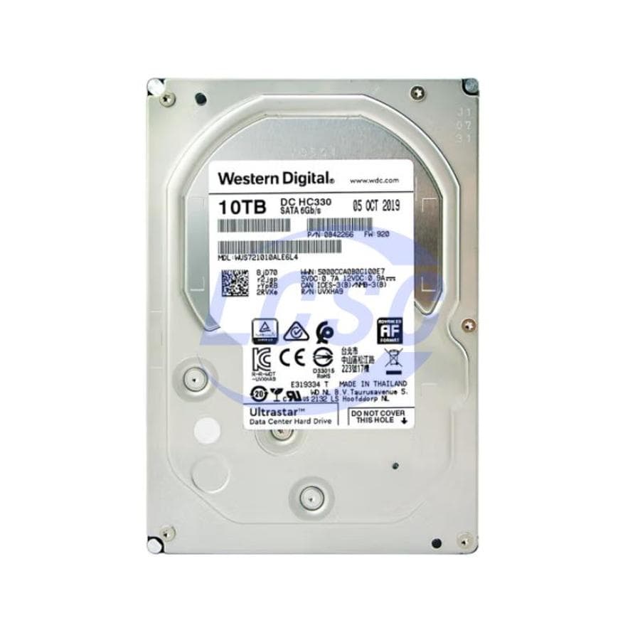 Western Digital WESTERN DIGITAL ULTRASTAR 10TB HDD WUS721010ALE6L4