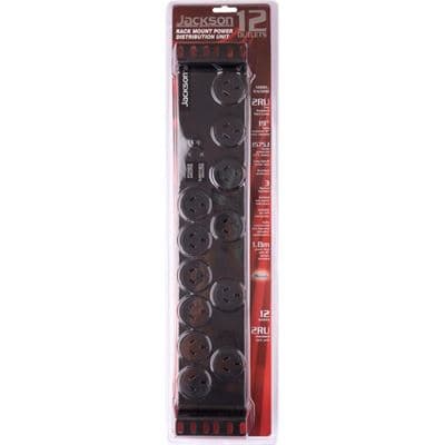 DYNAMIX 2RU 12x Outlet Horizontal Power Rail RAC1200