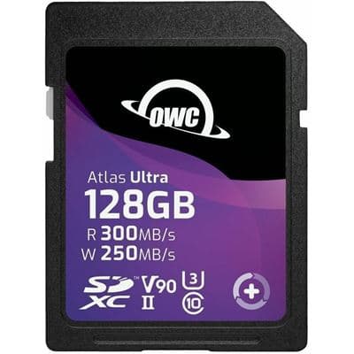 OWC 128GB Atlas Ultra SDXC UHS-II V90 Media Card MC007