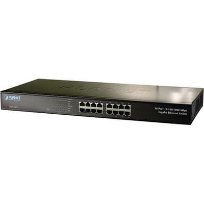 Planet Planet GSW-1601, 16-Port 10/100/1000Mbps Gigabit Ethernet Switch NS007