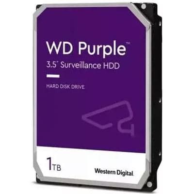 WD WD Purple 3.5" Surveillance HDD 1TB WD10PURZ