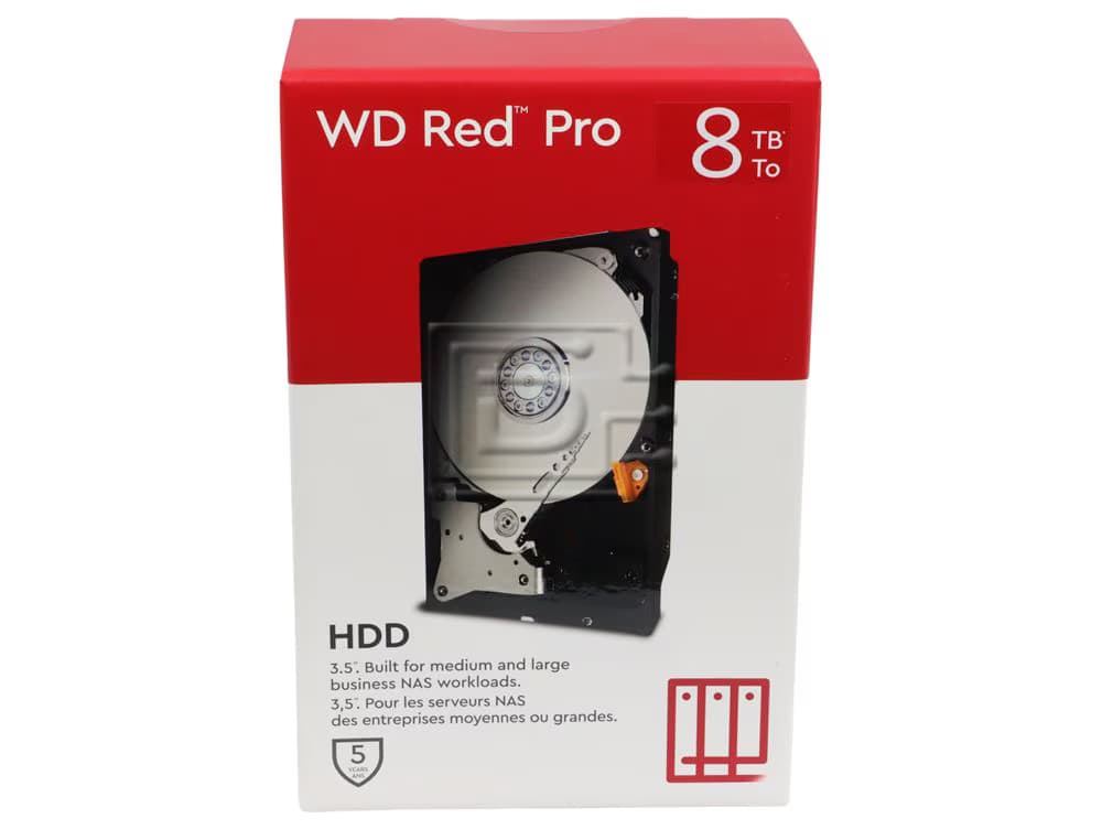 WD WD Red Pro 3.5" NAS HDD 8TB WD8005FFBX