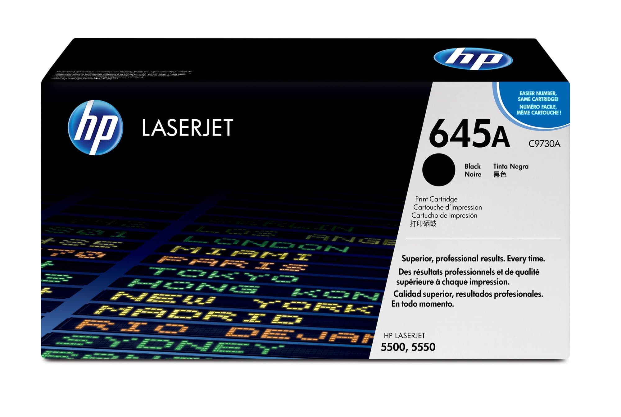 HP HP 645A BLACK LJ TONER CART C9730A 1036016