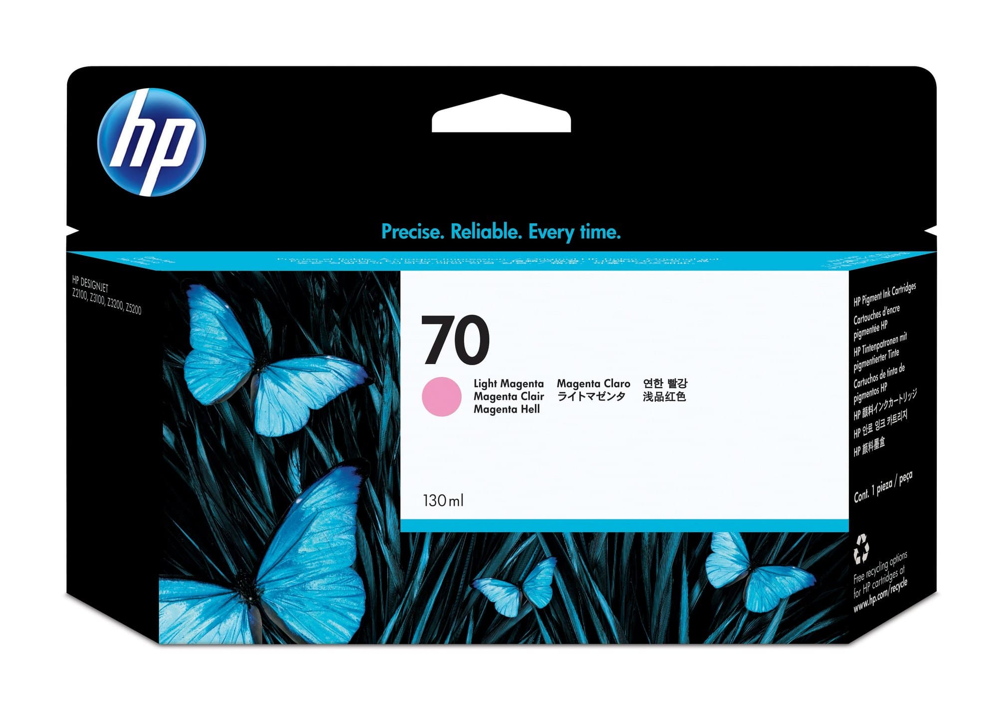 HP HP 70 130ml Light Magenta Ink Cartridge 1084856