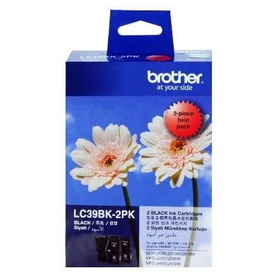BROTHER BROTHER LC39bl2k 2 x lc39bk cartridges 1197189