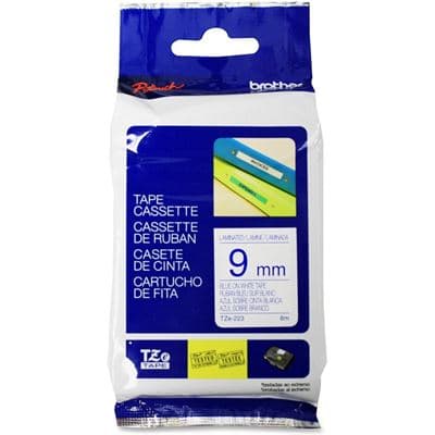 BROTHER BROTHER TZe223 9mm x 8m Standard laminated Blue 1536050
