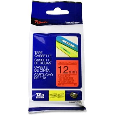BROTHER BROTHER TZe431 12mm x 8m Standard laminated Blac 1536063