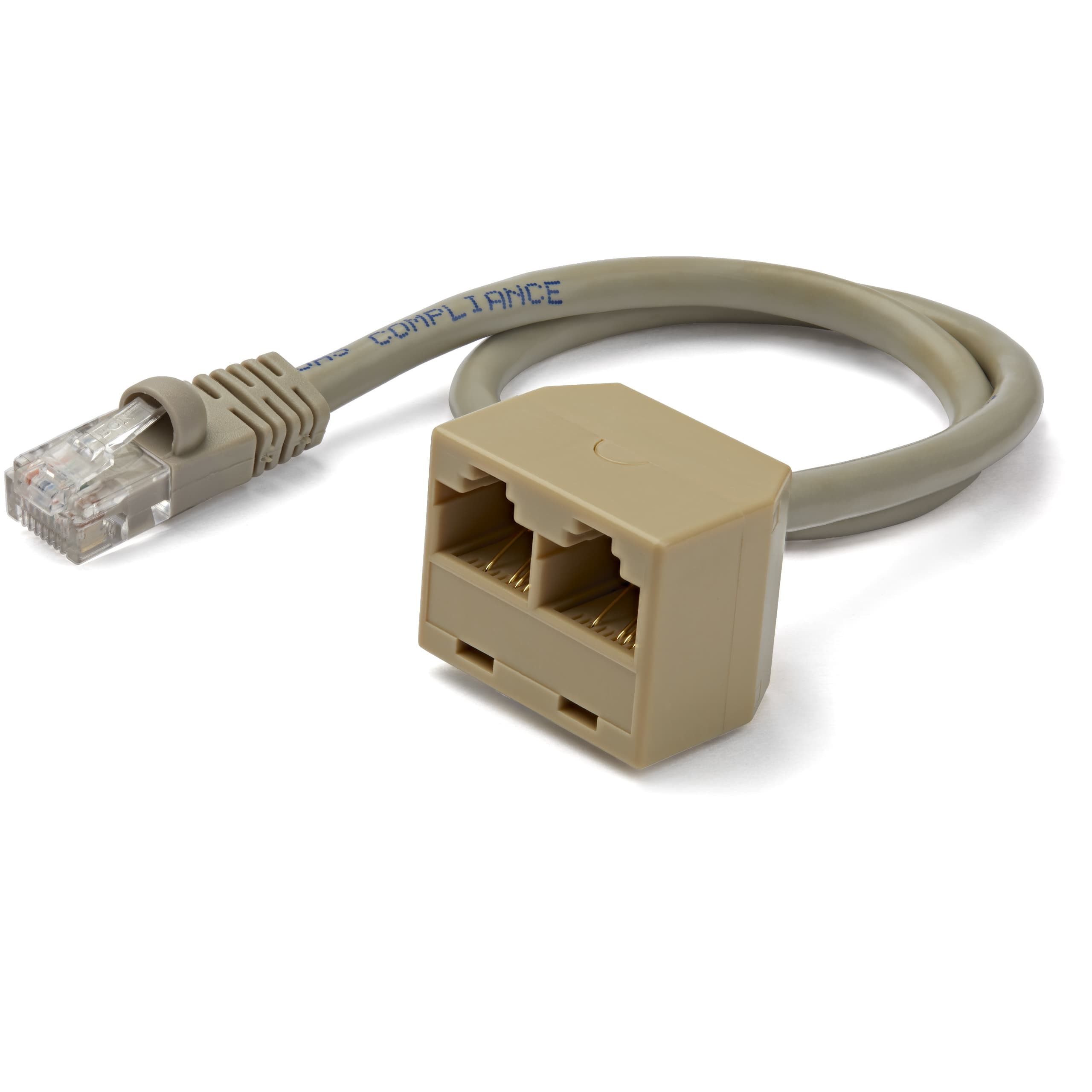 StarTech.com StarTech.com 2-to-1 RJ45 Splitter Cable Adapter - F/M 1861388