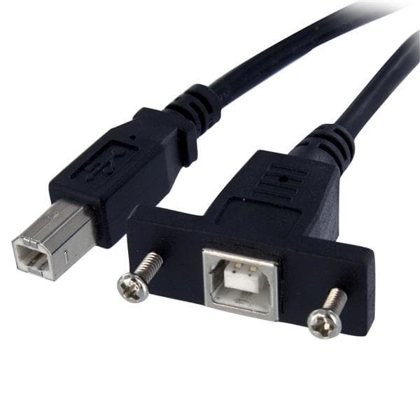 StarTech.com StarTech.com 3 ft Panel Mount USB Cable B to B - F/M 2503080