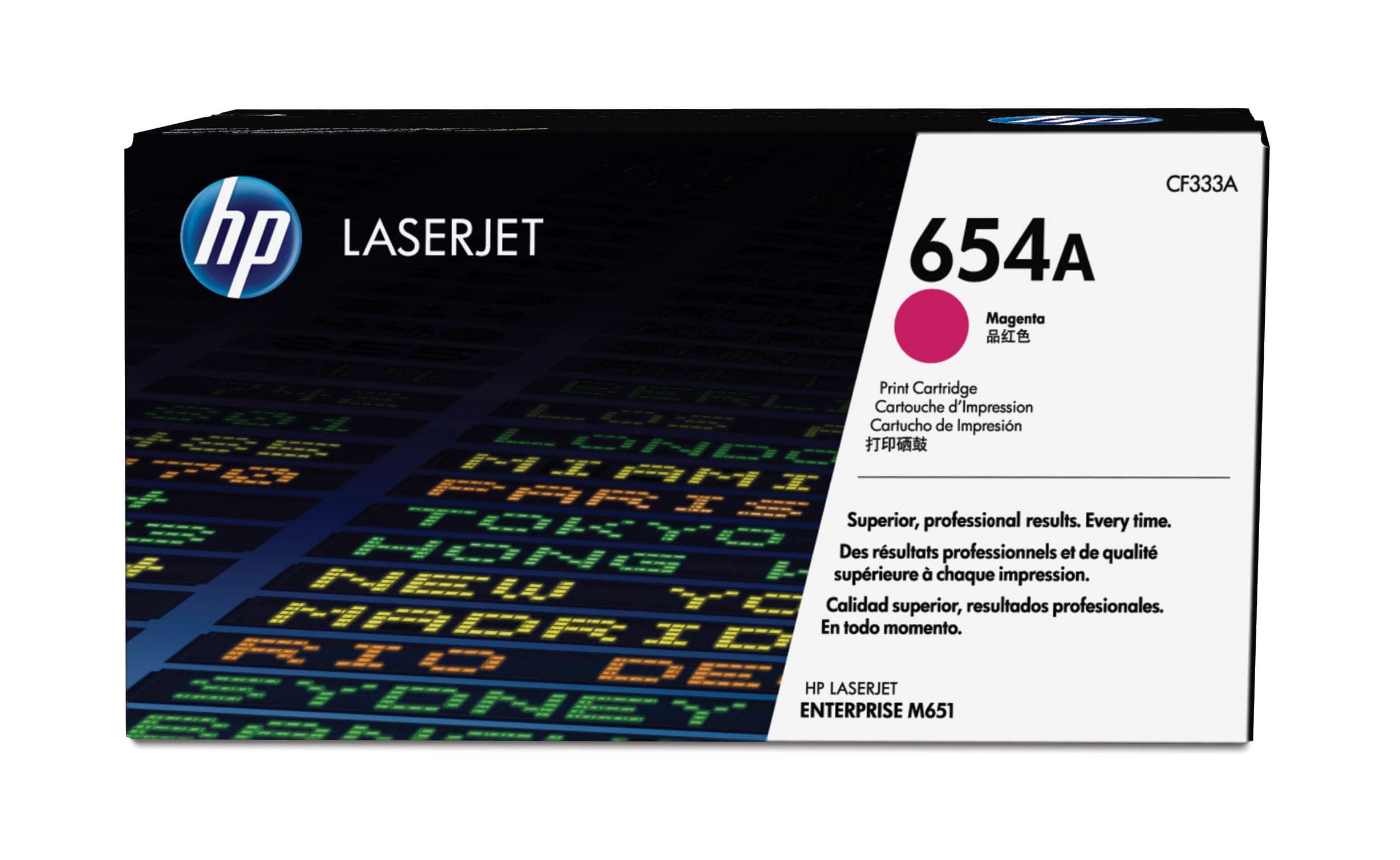 HP HP 654A MAGENTA LJ TONER CART CF333A 2575448
