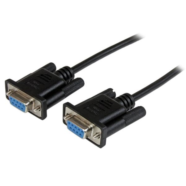 StarTech.com StarTech.com 2m Black DB9 RS232 Null Modem Cable FF 2851985