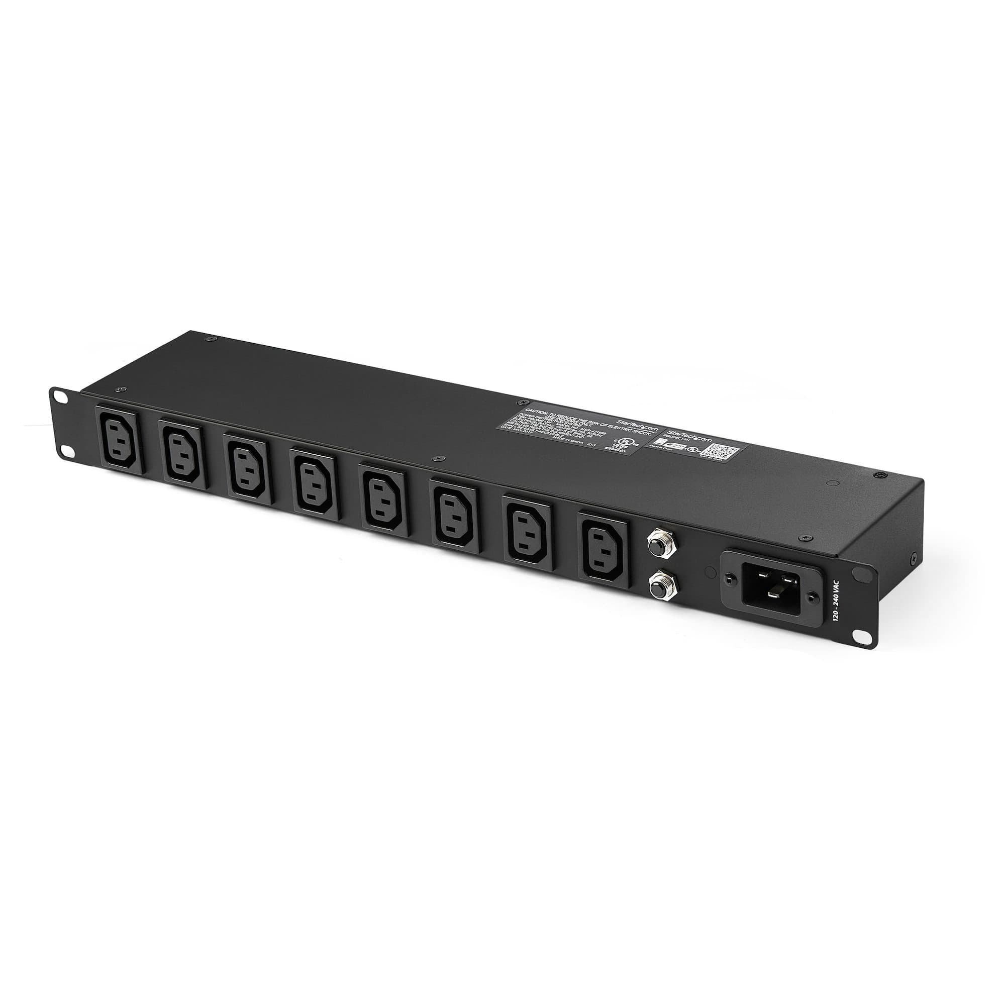 StarTech.com StarTech.com 1U 8-PORT RACK-MOUNT PDU W/ C13 OUTLETS 3650978