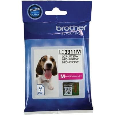 BROTHER BROTHER LC3311M INK CARTRIDGE MAGENTA 4306311