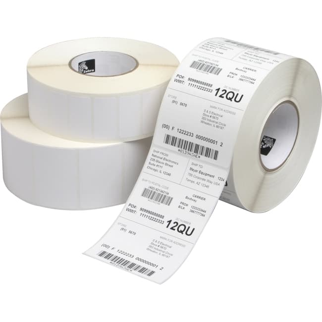 ZEBRA ZEBRA Label Paper 4X3In (101.6X76.2Mm) Dt 4308874