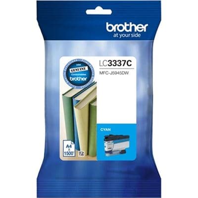 BROTHER BROTHER LC3337C CYAN HIGH YIELD INK CART 4312924