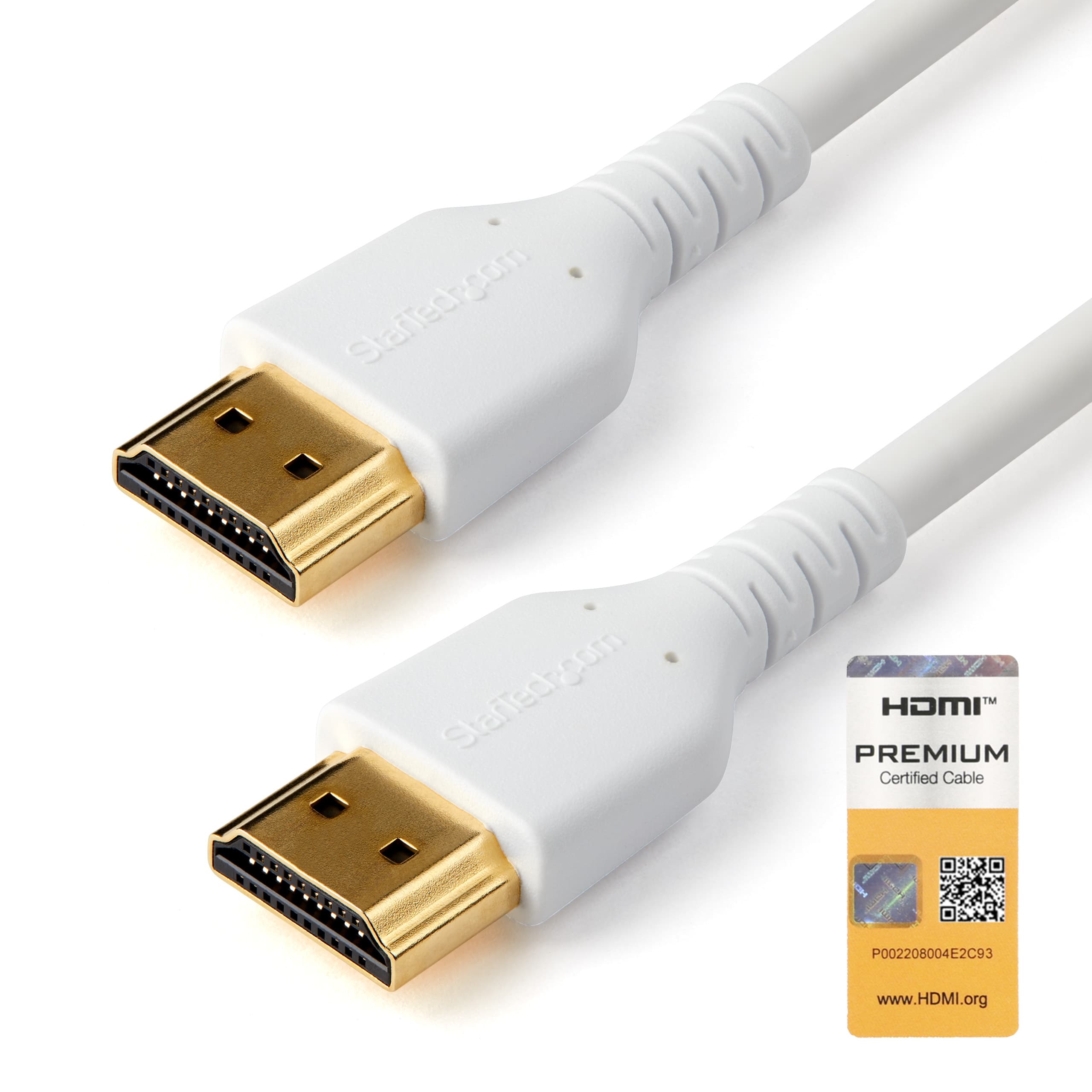 StarTech.com StarTech.com HDMI 2.0 Premium Certified TPE 2m White 4935625