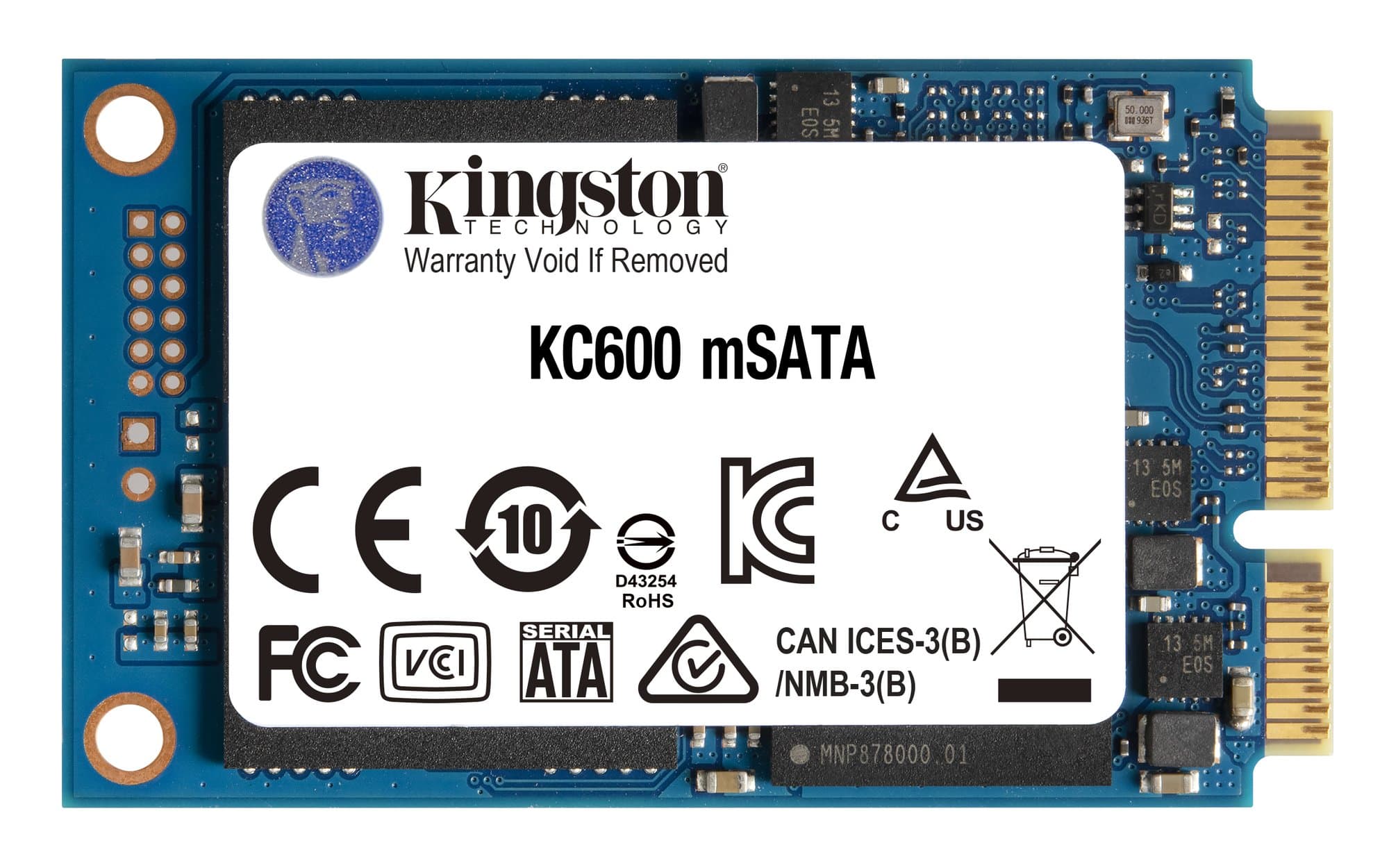 KINGSTON KINGSTON 1024GB KC600MS SATA3 mSATA SSD ONLY DRIV 5177555