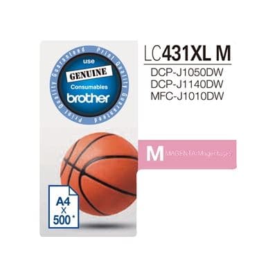 BROTHER BROTHER LC431XLM XL MAGENTA INK 5315255