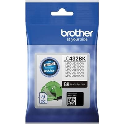 BROTHER BROTHER LC432BK BLK INK CARTRIDGE 5510189