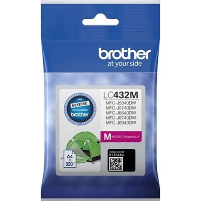 BROTHER BROTHER LC432M MAGENTA INK CARTRIDGE 5510191