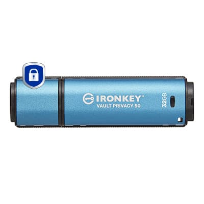 KINGSTON KINGSTON 32GB IRONKEY VAULT PRIVACY 50 AES-256 19 5557747