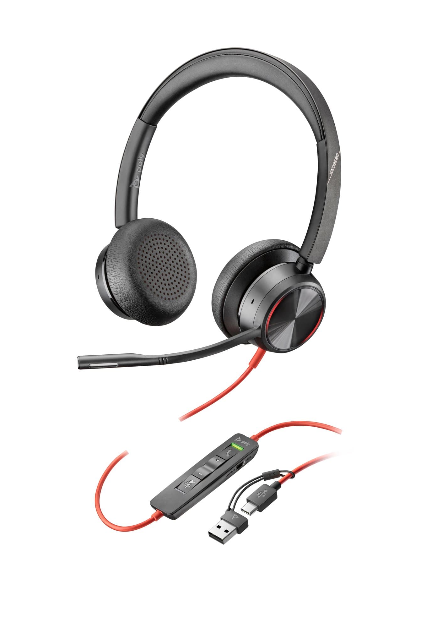 HP HP Poly BW 8225 Stereo USB-C HS +USB-C/A 6076718