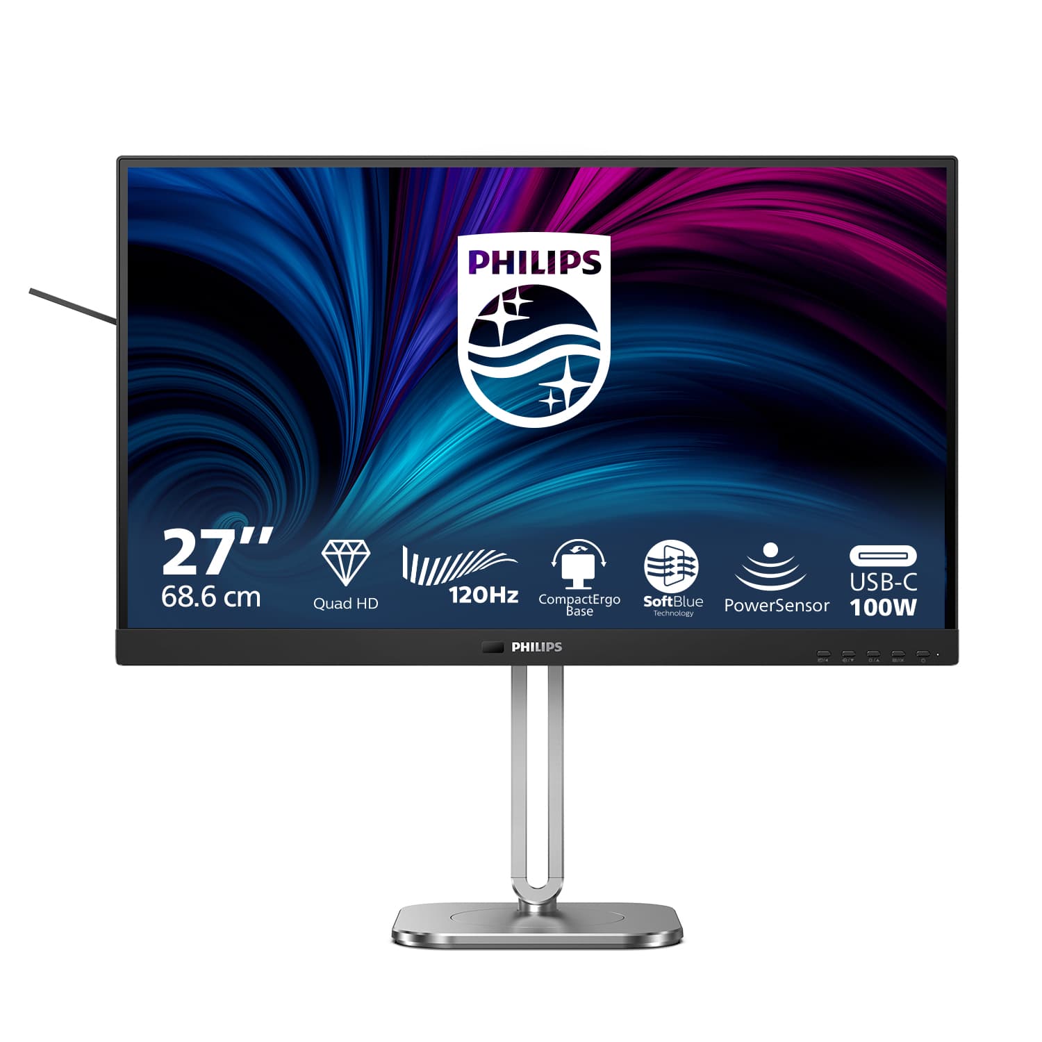 PHILIPS PHILIPS 27B2U4601 QHD 120HZ IPS USB-C MONITOR 6582385