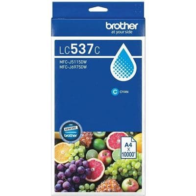 BROTHER BROTHER LC537C Cyan Ink 6813399