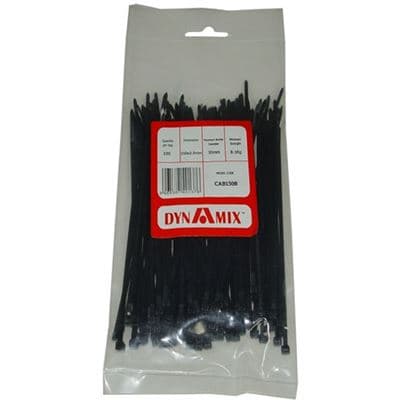 Dynamix DYNAMIX 150mm x 2.5mm Cable Tie (Packs of  100) CAB150B