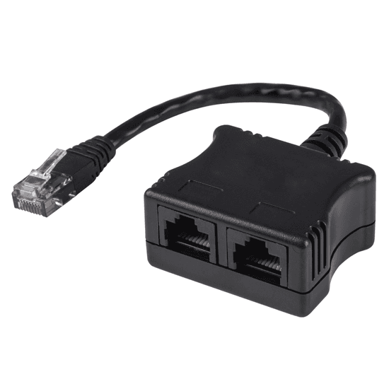 Dynamix DYNAMIX RJ45 8x Conductor Dual Adaptor Cable (2x Sockets/ C-RJ45LT