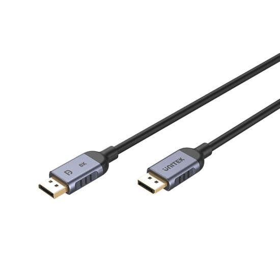 Unitek UNITEK 2m 8K DisplayPort V1.4 (UHD) Cable. Max Res 8K@60Hz. C1628GY01-2M