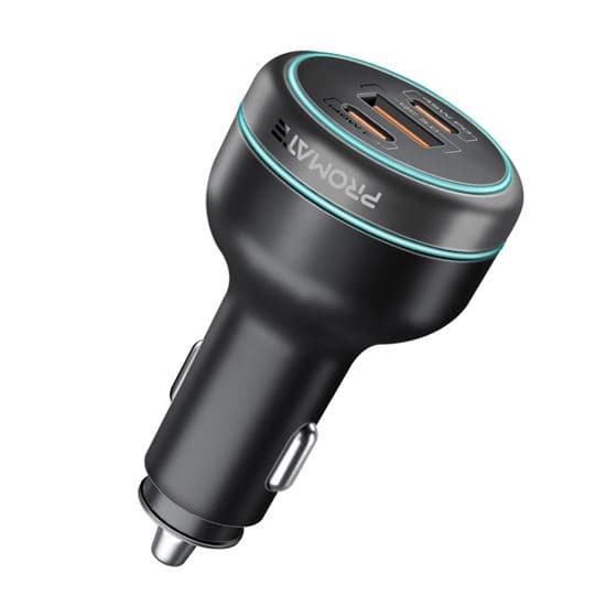 Promate PROMATE 230W RapidCharge Car Charger with Dual PD & QC Ports. POWERDRIVE-230