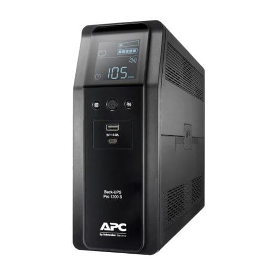 APC APC Back-UPS PRO Line Interactive 1200VA (720W) with AVR, 230V BR1200SI