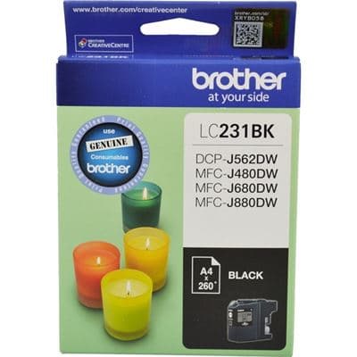 Brother Brother LC231BK Black Ink Cartridge LC231BK
