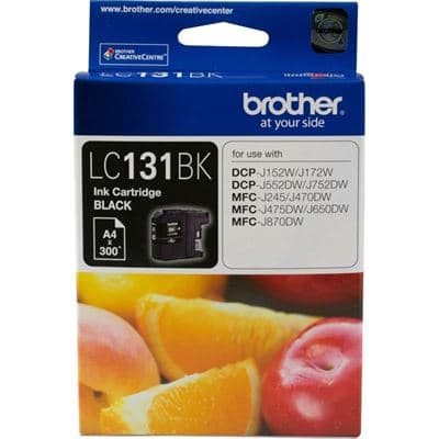 Brother Brother LC131BK Black Ink Cartridge LC131BK