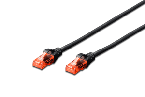 Digitus Digitus UTP CAT6 Patch Lead - 0.75M Black CA9615K