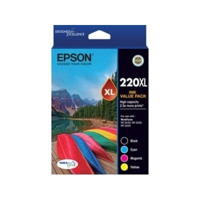 Epson Epson 220XL 4 Ink High Yield Ink Cartridge Value Pack C13T294692